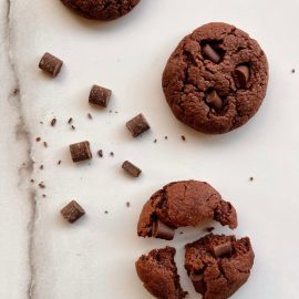 Double Chocolate Chip Cookies χωρίς γλουτένη. Ο απόλυτος σοκολατένιος εθισμός.